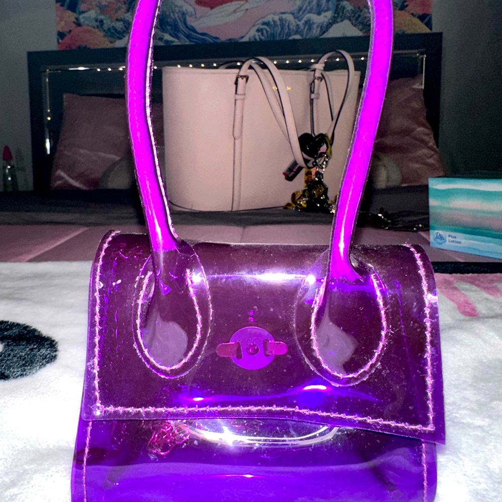 SHEIN purple mini handbag